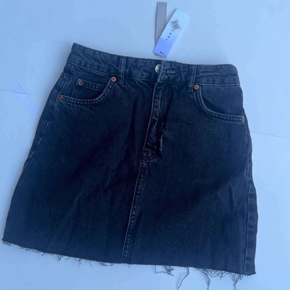 New topshop denim skirt